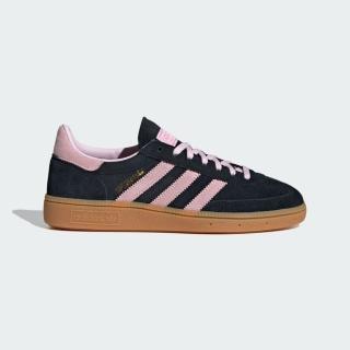 【adidas 愛迪達】休閒鞋 女鞋 運動鞋 麂皮 HANDBALL SPEZIAL W 黑 IE5897(8865)