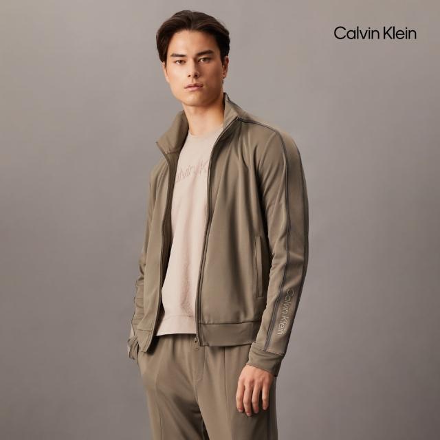 【Calvin Klein】官方旗艦館 CK Sport Icon 運動風拉鍊外套_灰色