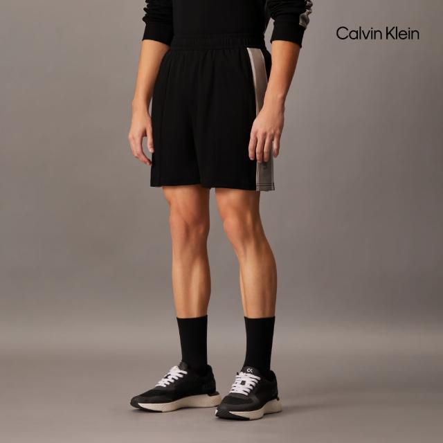 【Calvin Klein】官方旗艦館 CK Sport Icon 針織運動短褲_黑色