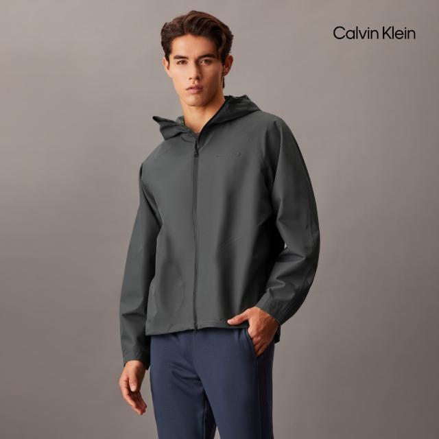 【Calvin Klein】官方旗艦館 CK 基本款防風外套_灰色