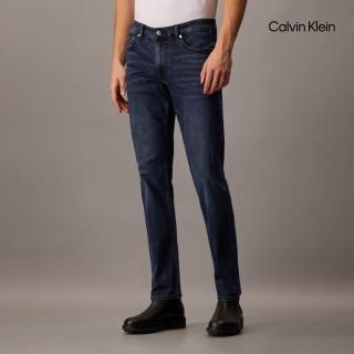【Calvin Klein】官方旗艦館 CK 37.5 深色水洗 Body 牛仔褲 藍色