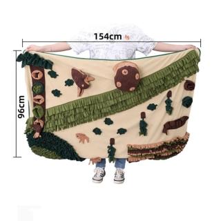 【May shop】新款特大號森林寵物嗅聞墊益智藏食防噎食消耗精力狗狗嗅聞墊(超大款)