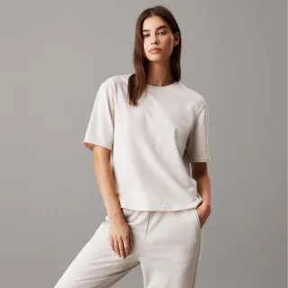 【Calvin Klein】官方旗艦館 CK 日常 T 恤_裸色