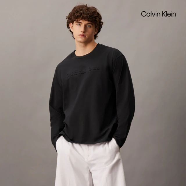Calvin Klein 官方旗艦館 CK 經典標誌袖章 T