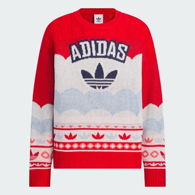 【adidas 愛迪達】CNY 長袖上衣 大學T 男/女 - Originals JL8367