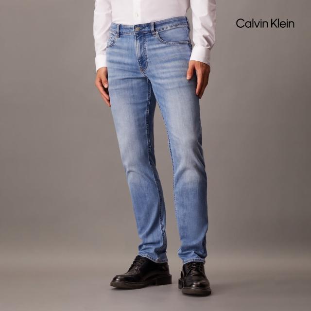 【Calvin Klein】官方旗艦館 CK 水洗 Body 牛仔褲_藍色