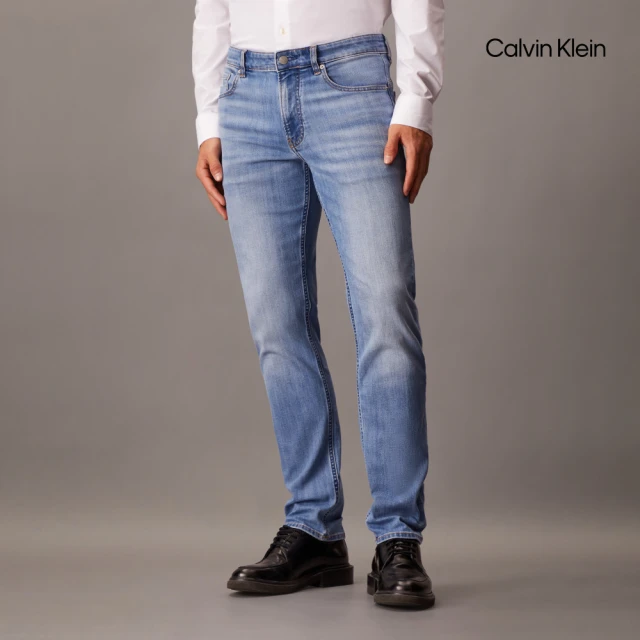 Calvin Klein 官方旗艦館 CK 水洗 Body 牛仔褲_藍色