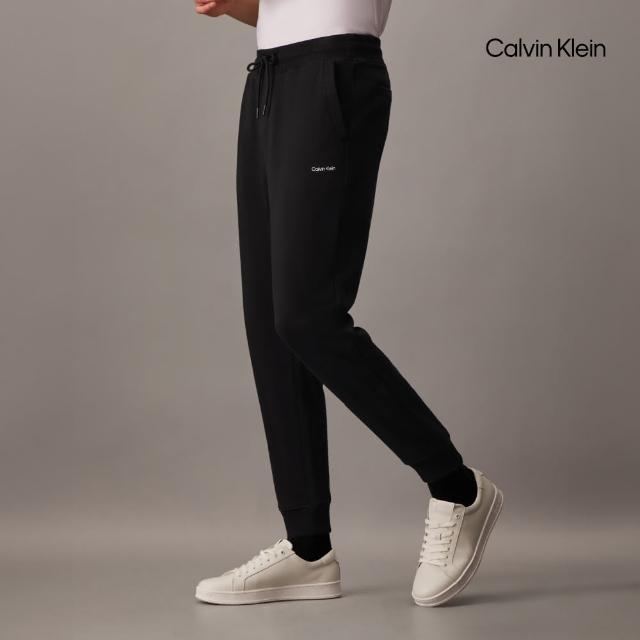 【Calvin Klein】官方旗艦館 CK 經典標誌運動褲_黑色