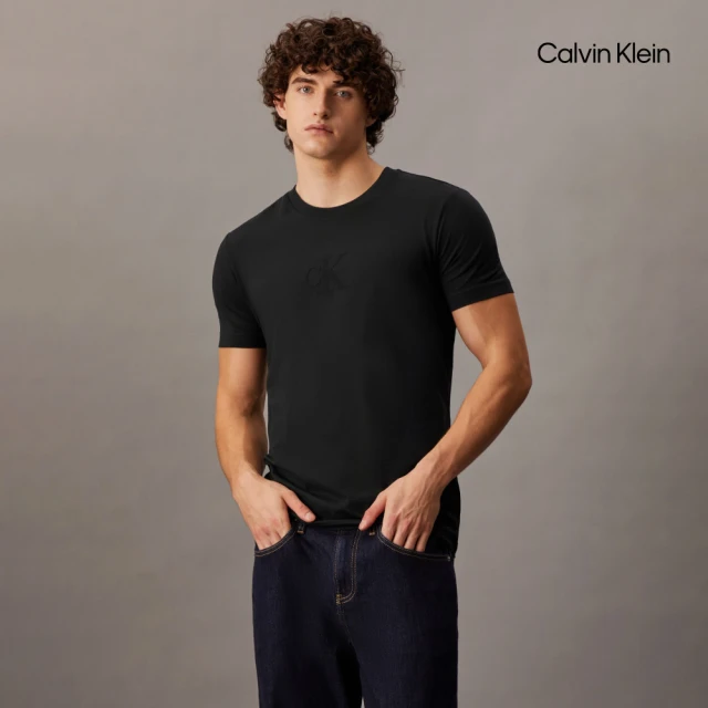 Calvin Klein 官方旗艦館 CK 經典標誌袖章 T