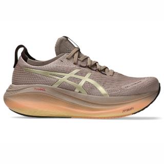 【asics 亞瑟士】Gel-nimbus 27 Luxe 男 慢跑鞋 彈力 支撐 緩震 棕 金(1011C030-020)