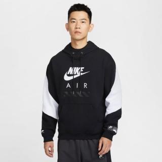 【NIKE 耐吉】長袖上衣 男 帽T AS M NIKE AIR FLC PO HOODE BFT 黑白 HJ0274-010(2S4251)