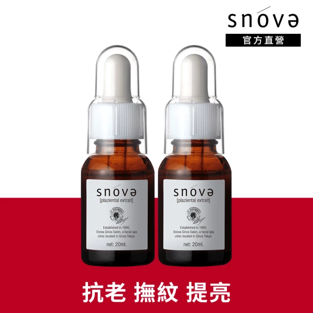 即期品 SNOVA 絲若雪滋潤養膚組(精華液20mlx1+乳