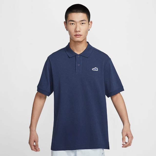 【NIKE 耐吉】短袖上衣 男 運動 POLO衫 AS M NK CLUB PQ POLO GCEL 藍 HJ3960-410