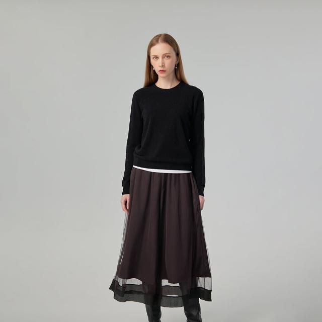 【giordano ladies】多層次網紗褲裙(02424538)