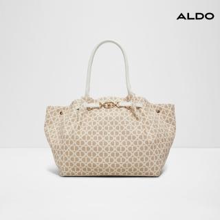 【ALDO】MARSEILLA-大容量時尚幾何造型肩揹包-女包(淺米色)