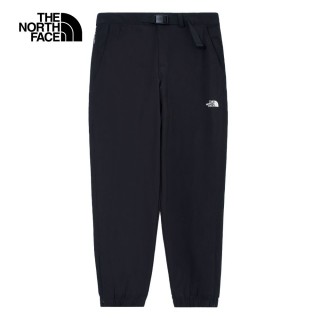 【The North Face】TNF 休閒 吸濕排汗涼感戶外徒步長褲 M TREKKER JOGGER-AP 男 黑(NF0A8CUBJK3)