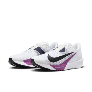 【NIKE 耐吉】慢跑鞋 男鞋 運動鞋 緩震 AIR ZOOM RIVAL FLY 4 白黑紫 FV6040-100