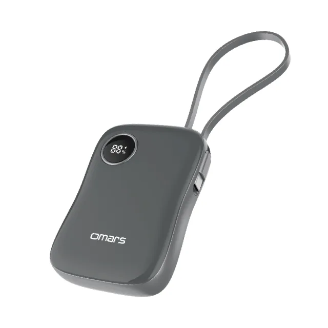 【Omars】炫彩多功能行動電源 10000mAh 自帶線 PD20W 磁吸無線(有線無線 自由切換)