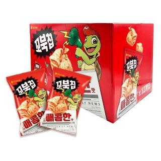 【美式賣場】好麗友 烏龜玉米脆片 韓式辣醬 65g x 12包