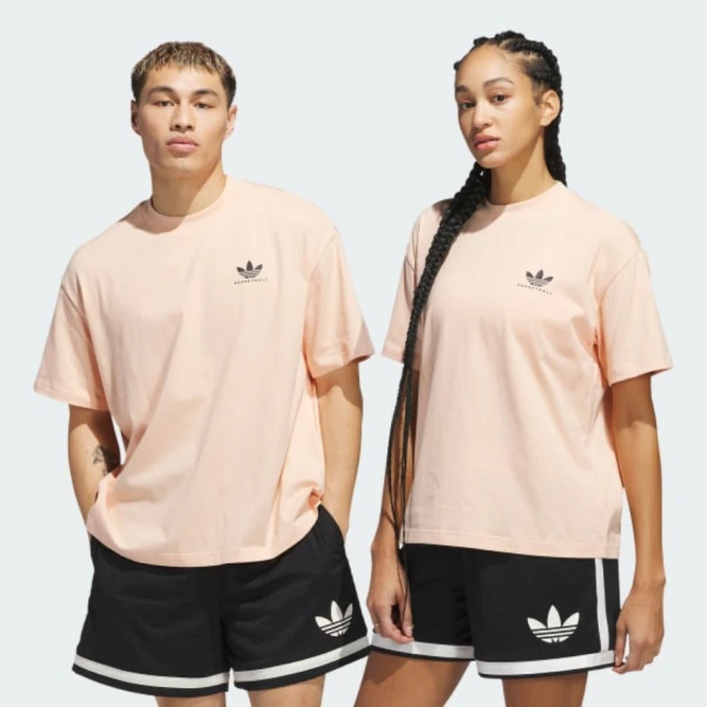 adidas 愛迪達 短袖上衣 男 女 中性 三葉草 WWH Q1 TEE OR短T-02 粉 JC5860