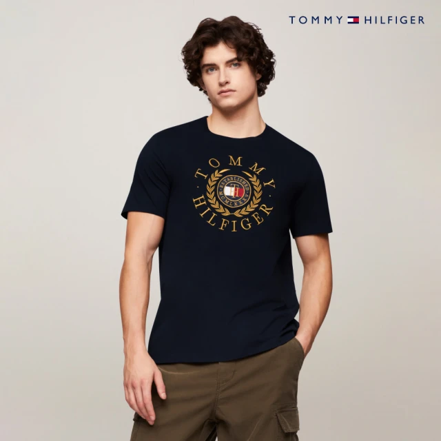 Tommy Hilfiger 官方旗艦館 標誌印花圓領 T 
