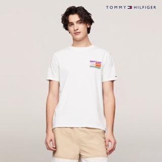 【Tommy Hilfiger】官方旗艦館 復刻旗幟標誌 T 恤 裸色