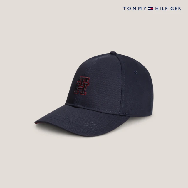 Tommy HilfigerTommy Hilfiger 官方旗艦館 Monogram 標誌刺繡棒球帽_藍色