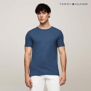 【Tommy Hilfiger】官方旗艦館 楠塔基特島短袖 T 恤 藍色