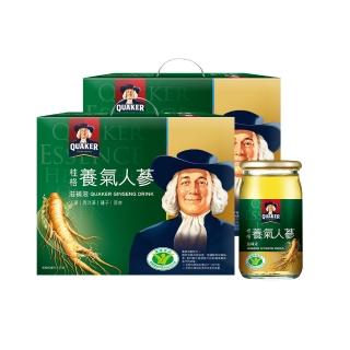 【QUAKER 桂格】養氣人參滋補液禮盒60mlx30入x2盒(共60入 禮盒/送禮推薦)