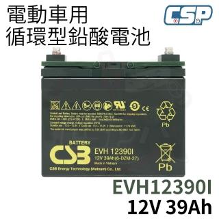 【CSP】EVH12390I CSB 神戶電池 12V39AH EB39-12(電動腳踏車 電動自行車 電動輪椅 醫療裝置 全新品)