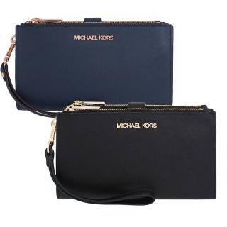 【Michael Kors】JET SET TRAVEL系列 防刮皮革 多功能手機長夾 / 手拿包 / 中長夾(多色任選)