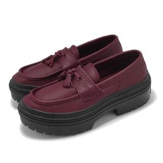 【CONVERSE】樂福鞋 Chuck Taylor All Star Lugged Heel 女鞋 酒紅 厚底 休閒鞋(A14708C)