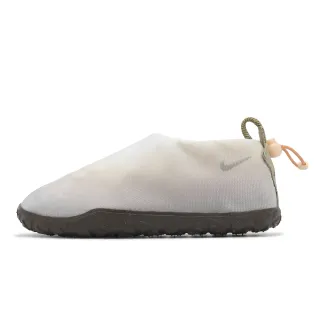 【NIKE 耐吉】戶外鞋 ACG MOC PRM 男鞋 女鞋 米灰 棕 皮革 抽繩 可抽緩鞋墊 休閒鞋(HF3410-100)