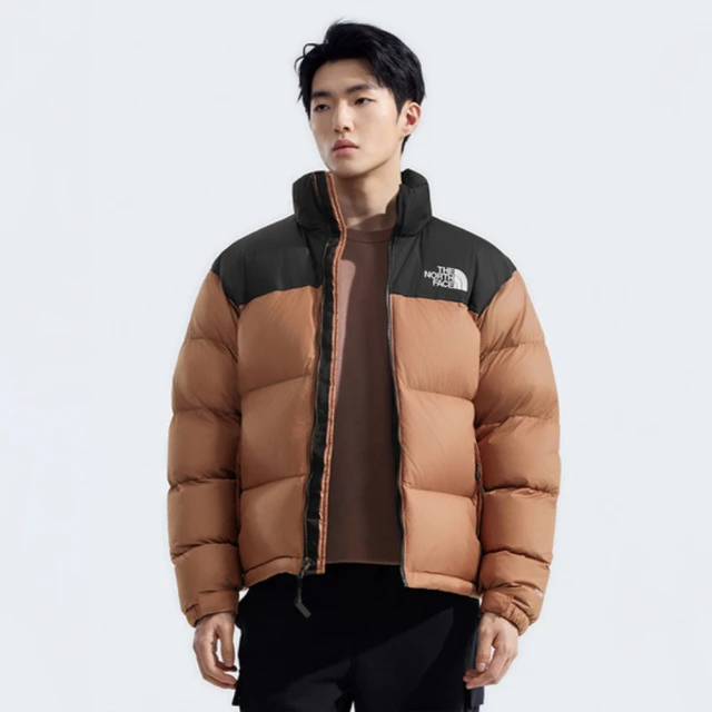 The North Face 北臉 外套 男 羽絨外套 防潑水 美規 M 1996 RETRO NUPTSE JACKET 棕 NF0A3C8D58W