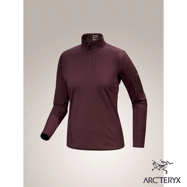 Arcteryx 始祖鳥 女 Rho 刷毛套頭衫(幻象紫)