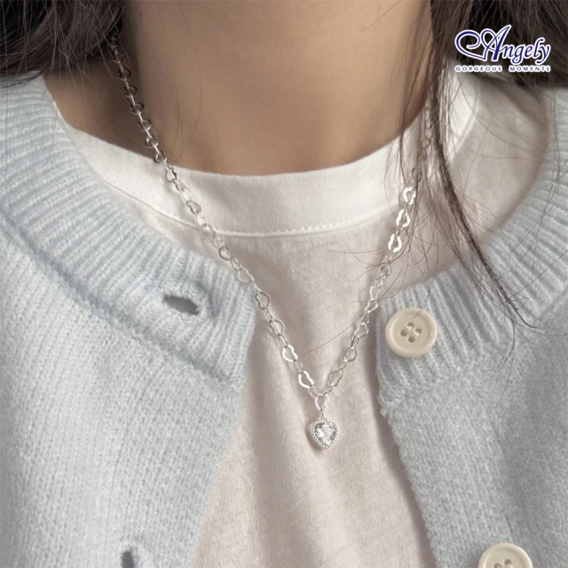 Angely 簡約時尚轉運珠純銀項鍊 推薦