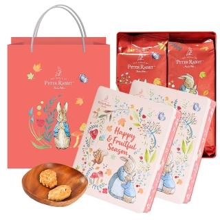 【PETER RABBIT 比得兔】比得兔楓糖奶油派禮盒160gX2盒(春禮推薦)
