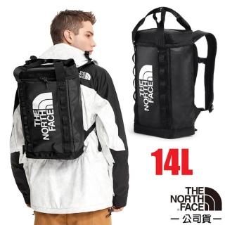 【The North Face】Explore Fusebox 多功能日用耐磨雙肩後揹包14L.電腦揹包(3KYV-53R 宇宙黑)