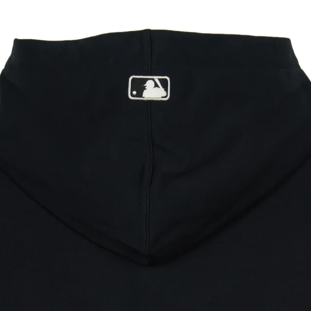 【MLB】小Logo拉鍊連帽外套 紐約洋基隊(3ATRB0151-50BKS)