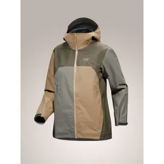 【Arcteryx 始祖鳥官方直營】女 Beta 防水外套(帆布棕/糧草綠/龍紋綠)