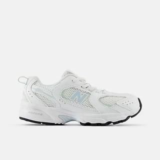 【NEW BALANCE】NB 530 童鞋 休閒鞋 復古鞋 運動鞋 親子鞋 中大童 白藍色(PZ530SP-W)