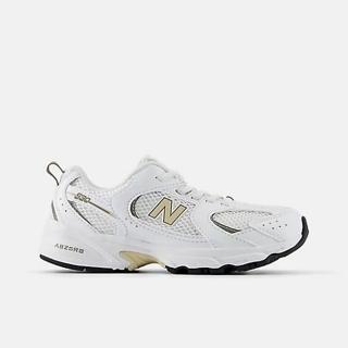 【NEW BALANCE】NB 530 童鞋 休閒鞋 復古鞋 運動鞋 親子鞋 中大童 白黃色(PZ530SO-W)