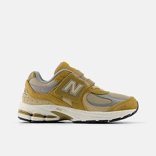 【NEW BALANCE】NB 2002 童鞋 休閒鞋 復古鞋 運動鞋 親子鞋 中大童 卡其色(PV2002CE-W)