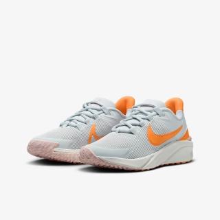 【NIKE 耐吉】慢跑鞋 女鞋 大童 運動鞋 緩震 STAR RUNNER 4 NN GS 藍橘 DX7615-008