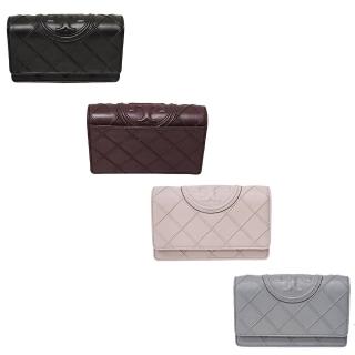 【TORY BURCH】TORY BURCH 專櫃款 菱格WOC手拿斜揹包多色可選(黑/豬肝紅/大象灰/淡粉紅/母親節送禮)