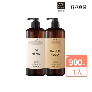 【miseenscene 魅尚萱】髮肌賦活香氛洗髮精 900ml(英國梨與小蒼蘭/純淨木質香)