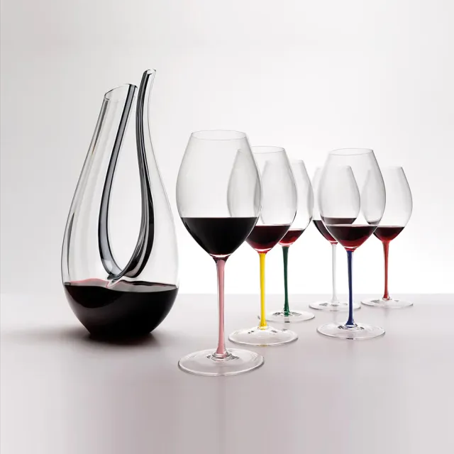 【Riedel】Fatto A Mano 手工彩梗酒杯-多色任選-1入(頂級手工工藝品質/多款任選)