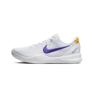【NIKE 耐吉】籃球鞋 Nike Kobe 8 Protro Lakers Home 湖人隊主場 白紫鉤 男鞋 HF9550-100