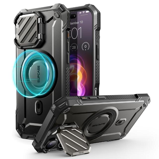 【Supcase】iPhone 16 Pro / 16 Pro Max UB Mag XT-抗震防摔磁吸支架保護殼(含鏡頭蓋支架)