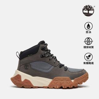 【Timberland 官方旗艦】男款灰色Motion Scramble防水中筒健行鞋(A6DD1EL8)